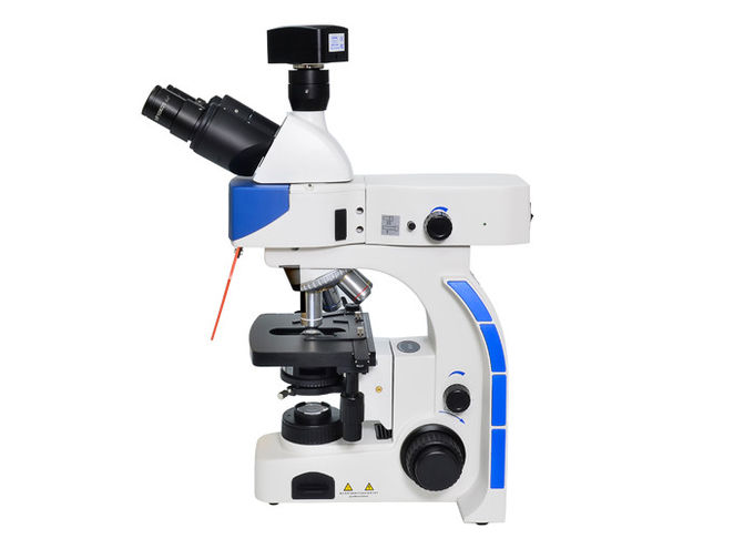 Microscopio di fluorescenza dritto del LED Trinocular con la B & il filtro da fluorescenza di G