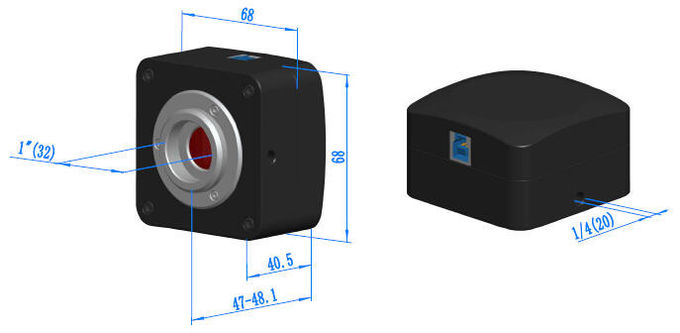 Macchina fotografica biologica del microscopio del supporto del microscopio C della telecamera CCD di USB 3,0