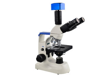 Porcellana Microscopio bianco del laboratorio medico, Nosepiece dei fori del microscopio 4 del laboratorio di scienza fornitore