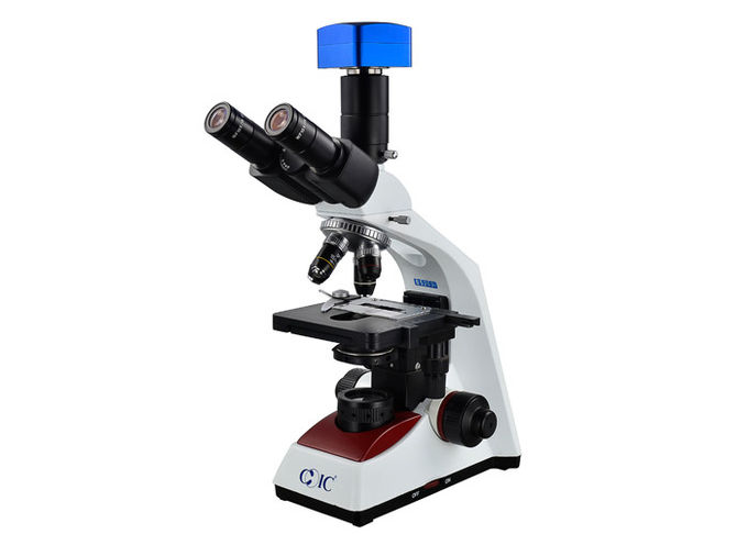 Microscopio di Tinocular del microscopio biologico del laboratorio di WF10X/18mm con la lampada del LED