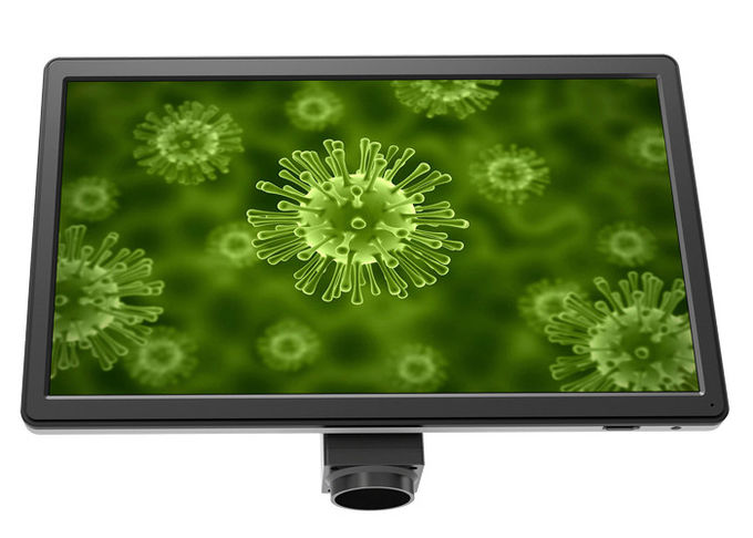Il nero LCD dello schermo UOP XSP-16.0 di HD 16 del mp degli accessori pieni del microscopio
