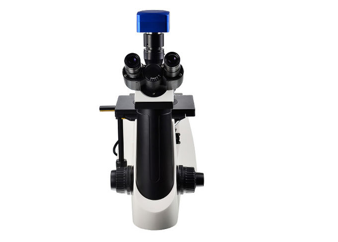 L'obiettivo metallurgico 5 del microscopio invertito 80X di Trinocular fora l'oculare
